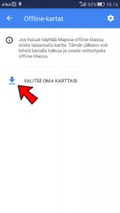 Google Maps Offline-kartat