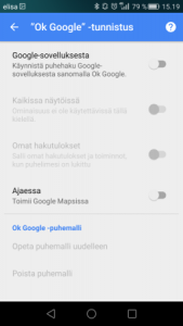 "OK Google"-tunnistus on nyt sammutettu